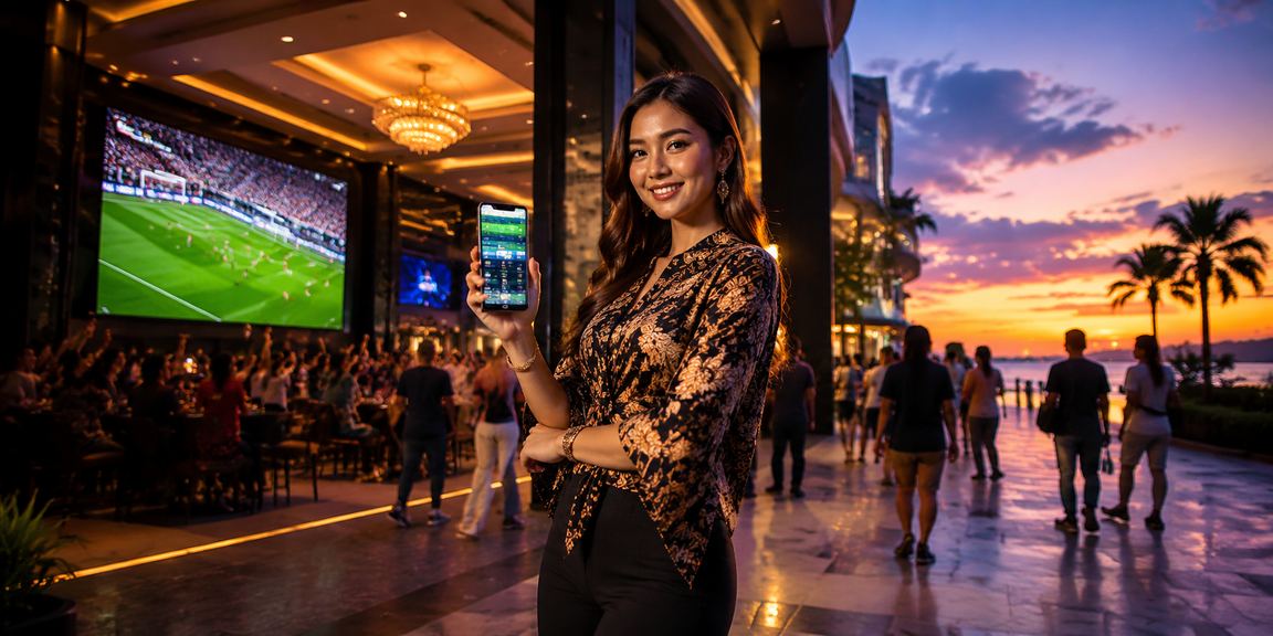 Pengguna Kota Kinabalu melakukan pertaruhan bola sepak dengan mudah menggunakan antara muka mudah alih moden