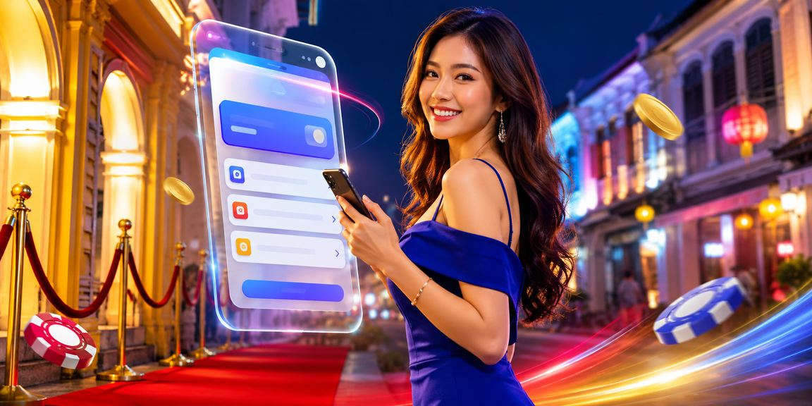 Pengguna Pulau Pinang memainkan kasino mudah alih dalam gaya Melayu dengan telefon pintar